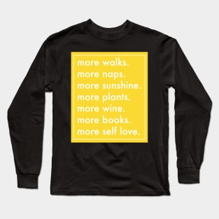 More yellow Long Sleeve T-Shirt